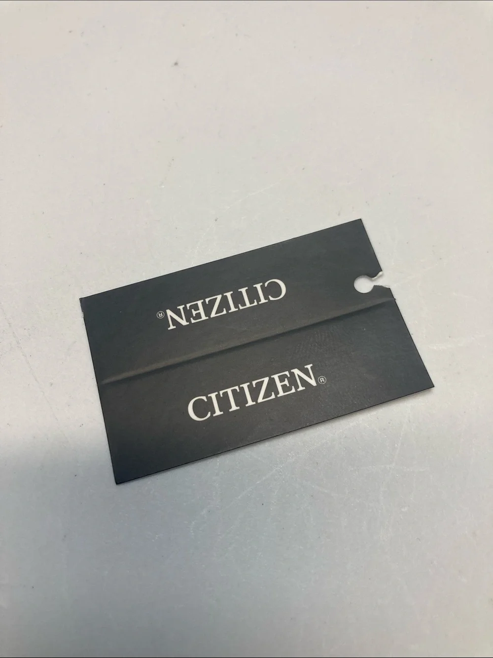 Citizen Promaster Tag - White and Black Barcode Label, NY0158-09L, TAG ONLY